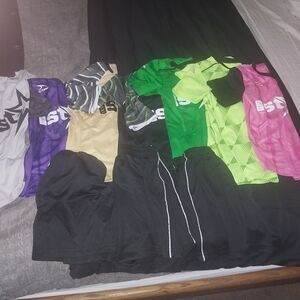 Kids Colorful Sports Tops Set